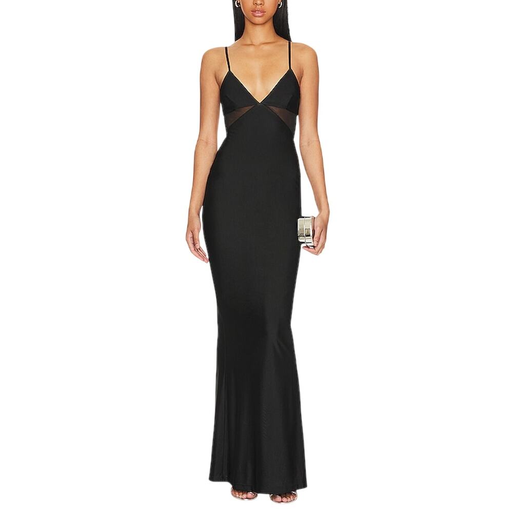Retrofete Elegant Black Stormi Dress Size M